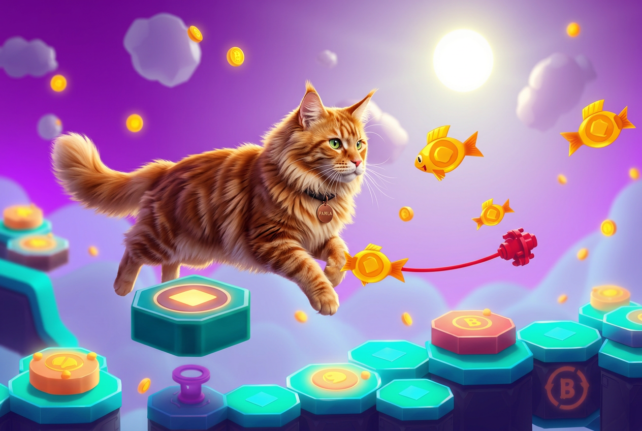 Pawla's Blockchain Quest concept art
